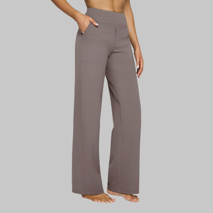 Rylena - High-Rise Stretch Weave Trousers