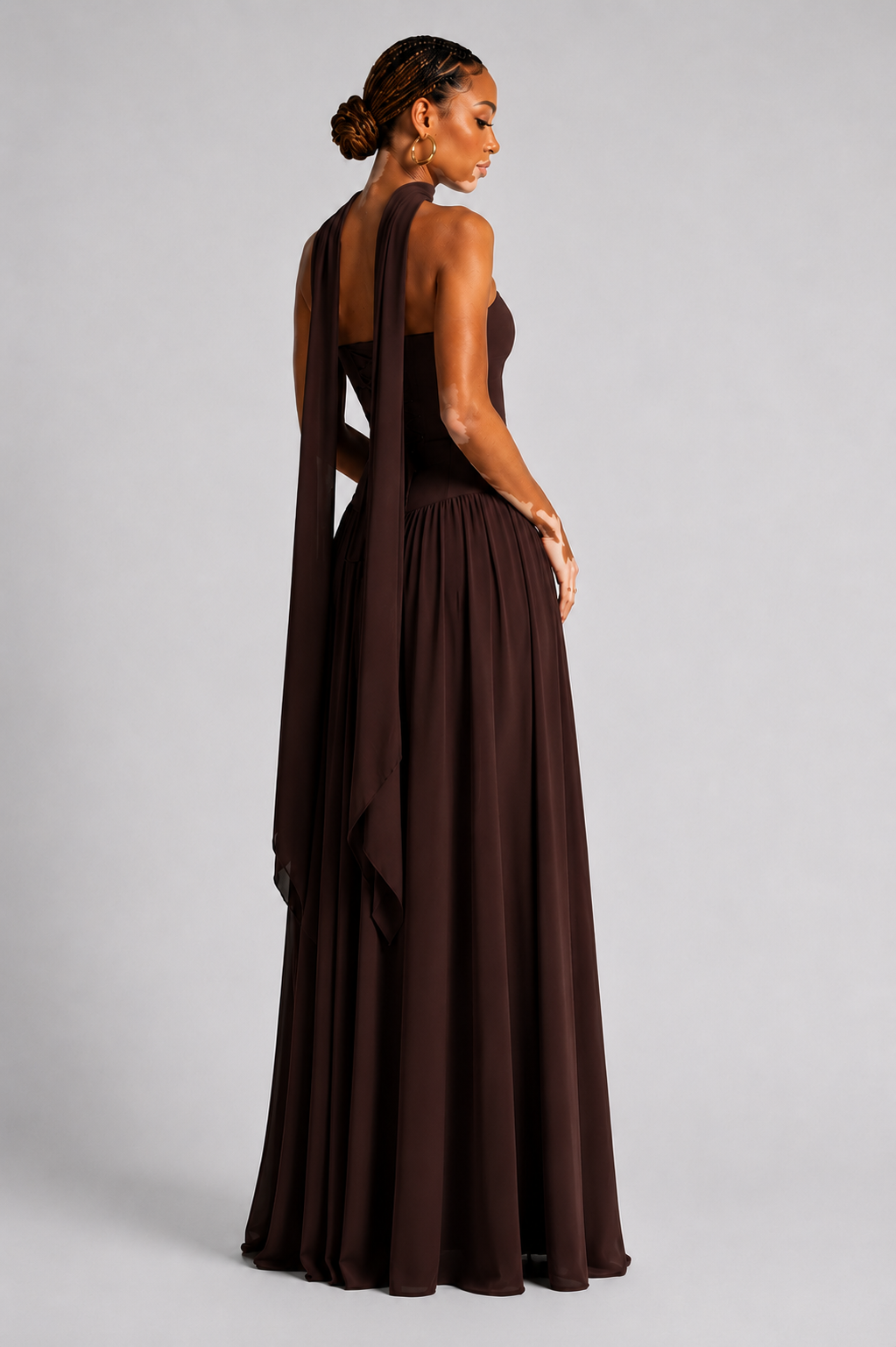 Eryla - Halter-Neck Maxi Dress