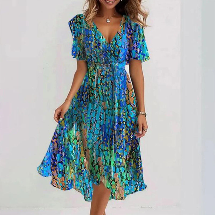 Zaleia - Asymmetric Hem Dress