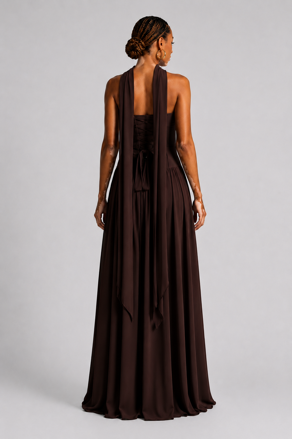 Eryla - Halter-Neck Maxi Dress