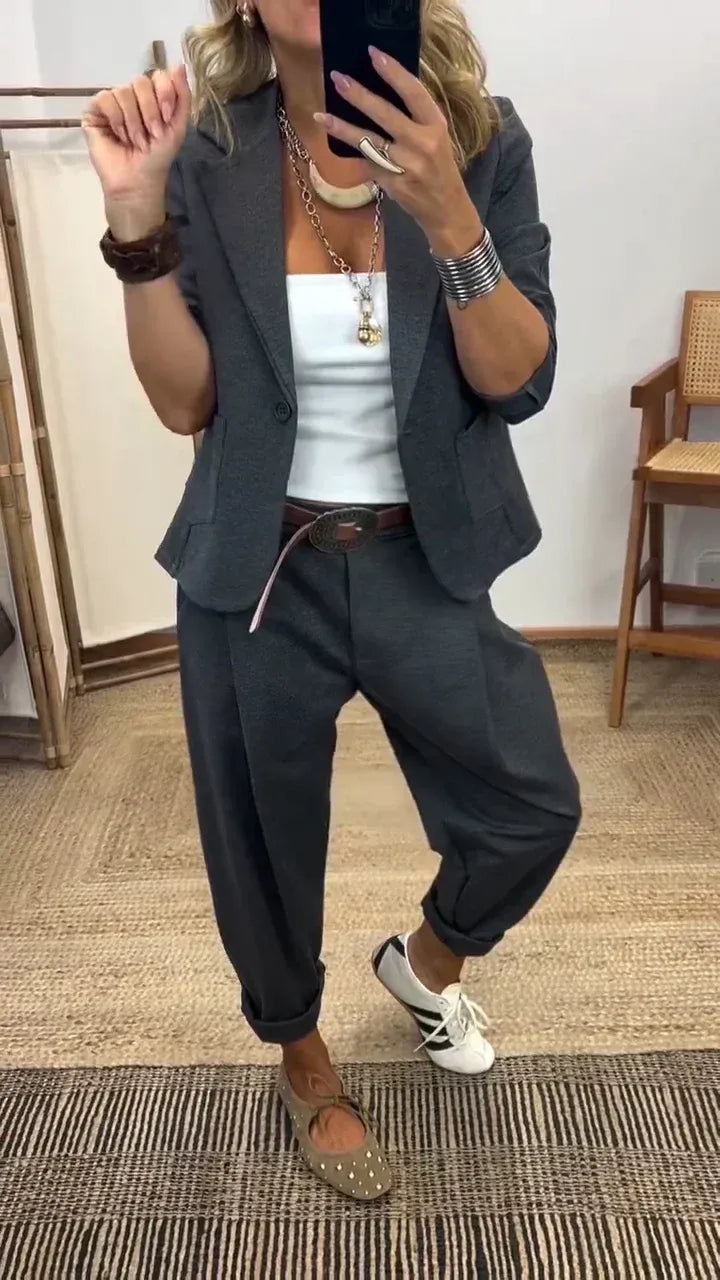 Virela - Notch-Lapel Suiting Set
