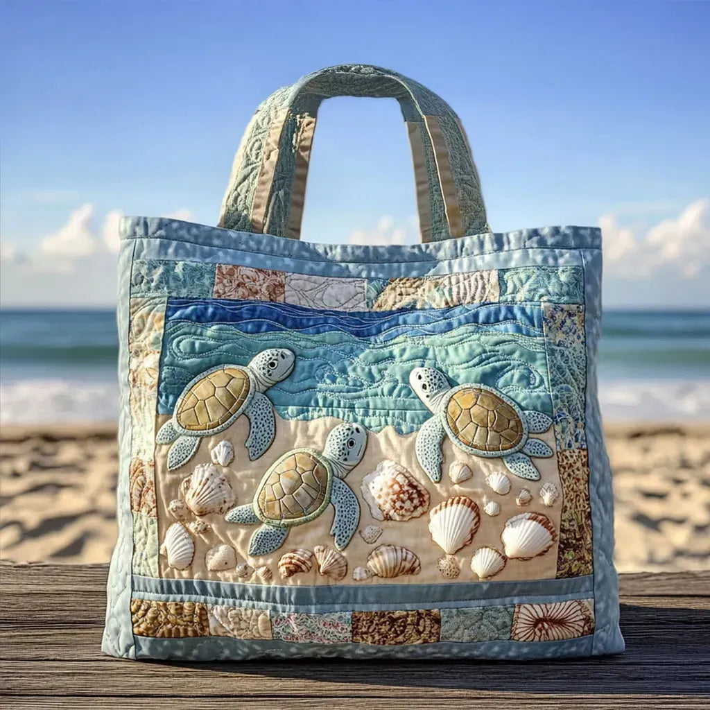 Novira - Wavy Quilt-Stitch Fabric Bag