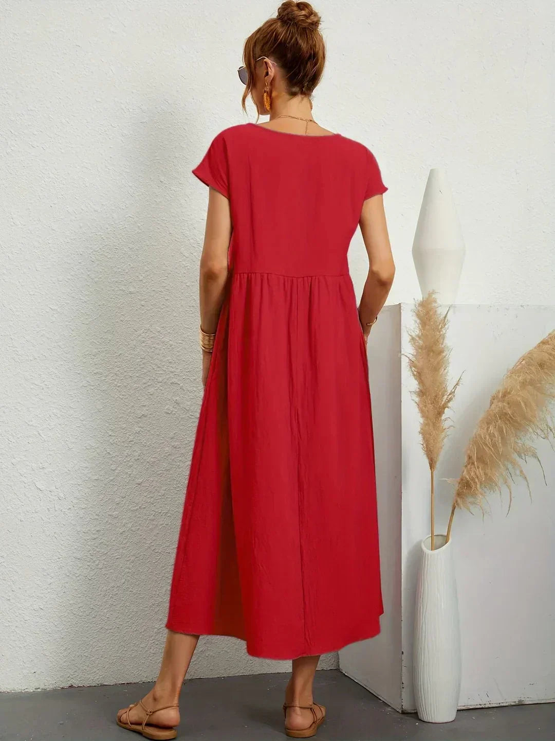 Calira - Midi Cotton Dress