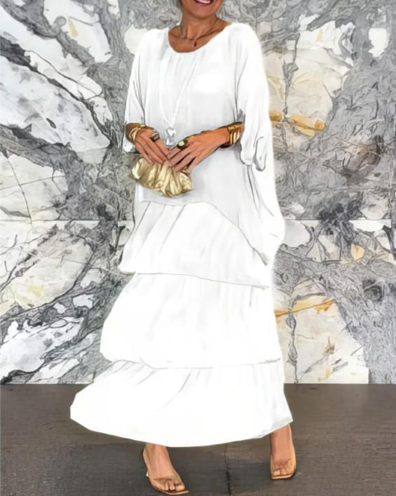 Avalen - Ruffled Woven Maxi Dress