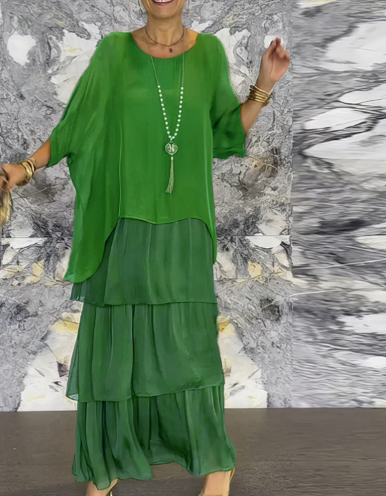Avalen - Ruffled Woven Maxi Dress