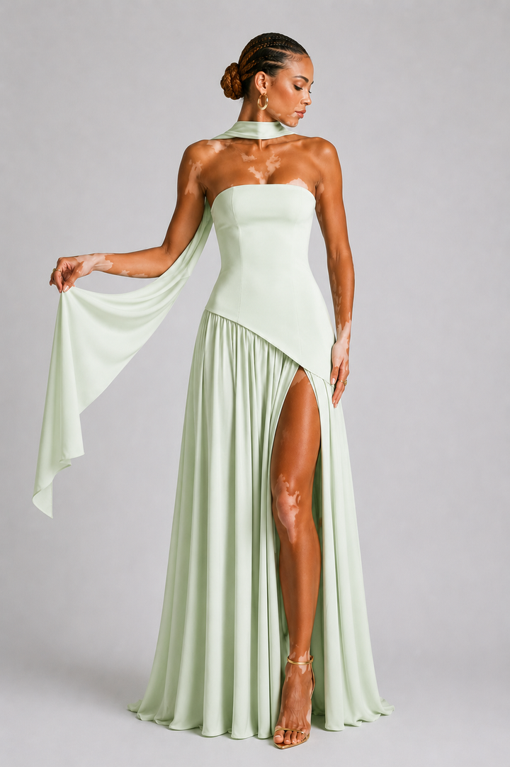 Eryla - Halter-Neck Maxi Dress