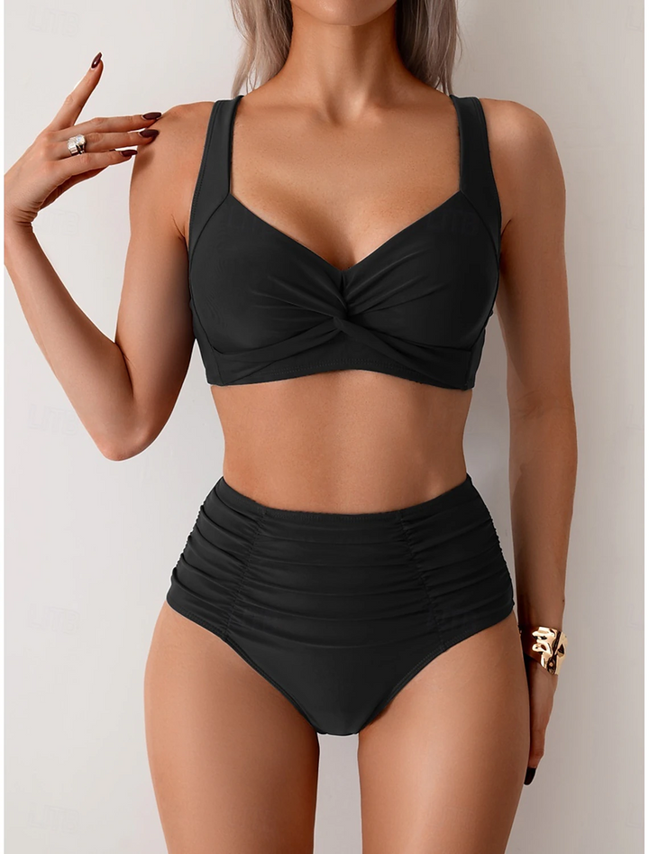 Sivara - Ruched Tricot Bikini Set