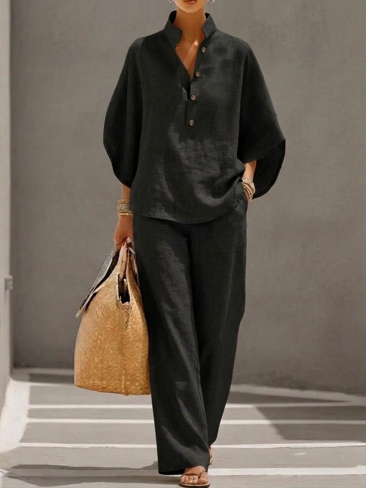 Velira - Batwing Sleeve Set