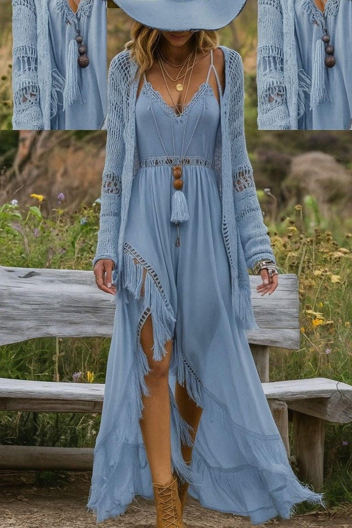 Nareli - Two-Piece Stretch Knit Set