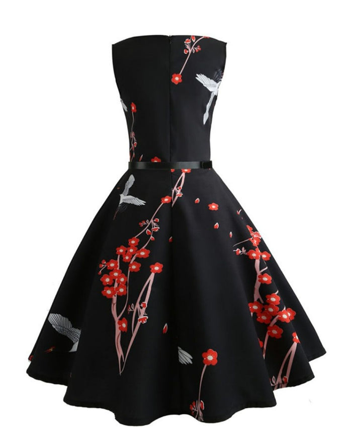 Nalise - Belted Stretch Jersey Dress