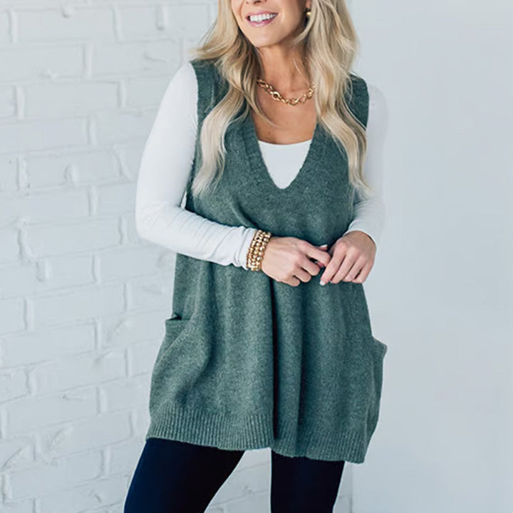 Kelira - Pocketed Woven Top