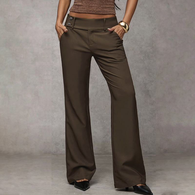 Sivara - Wide-Leg Woven Trousers